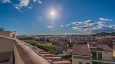 Stunning modern en luxurious penthouse with large terrace and sea view in the heart of Sainte Maxime