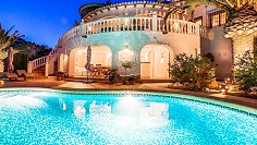 Lovely mediterranean villa for sale in sought after area of Moraira el Portet