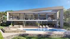 Unique designer villa with stunning sea view and walking distance to La Fustera Beach