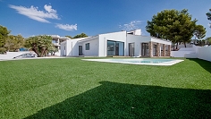 Large fully renovated Ibiza style villa close to La Fustera Beach