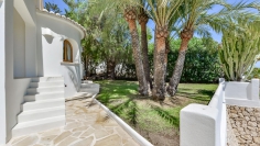 Stunning Ibiza style property with amazing sea views for sale in Moraira