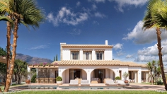 luxury new-build finca in Mediterranean style on large plot with panoramic views