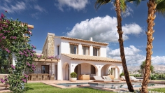luxury new-build finca in Mediterranean style on large plot with panoramic views