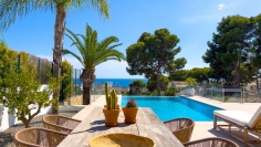 Modern Mediterrane villa met panoramisch zeezicht op toplocatie in Moraira