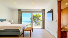 Modern Mediterrane villa met panoramisch zeezicht op toplocatie in Moraira