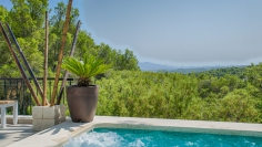 Mooie Ibiza-stijl villa met spectaculair uitzicht in Altea