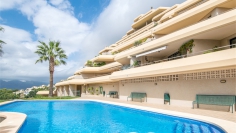 Prachtig appartement op het zuiden met spectacular uitzicht op Altea vanaf zeer ruim terras