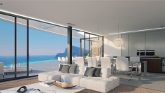 Ultra moderne design villa met schitterend zeezicht tussen Calpe en Altea