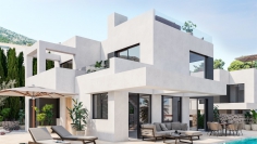 High quality new build villas for sale walking distance to Albir beach and centre