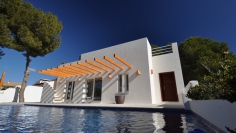Beautiful Ibiza style villa with sea view