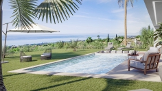 Stunning contemporary sea view villas walking distance to the beach