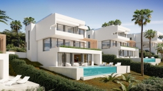 Contemporary designer villas with stunning views in La Cala Golf resort for competitive price