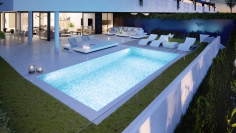 Luxurious apartments with private plunge pools