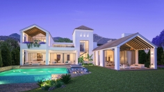 Stunning private villas with fantastic golf and sea views!