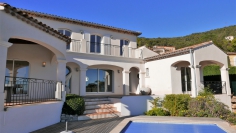 Spacious villa in lovely private domaine overlooking the bay of Saint Tropez