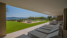 Phenomenal high tech designer villa with the most amazing views over Saint Tropez bay area