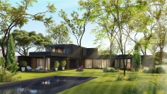Luxury new build contemporary Golf villa near Saint Tropez within walking distance to the beach