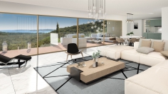 Luxe nieuwe high end design villa's met schitterend uitzicht over de baai van Saint Tropez