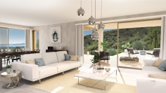 Luxe nieuwe high end design villa's met schitterend uitzicht over de baai van Saint Tropez
