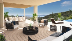 Luxe nieuwe high end design villa's met schitterend uitzicht over de baai van Saint Tropez