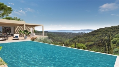 Luxe nieuwe high end design villa's met schitterend uitzicht over de baai van Saint Tropez