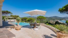 Exclusive villa with the most spectacular views over La Nartelle beach and the sea