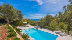 Luxurious Fully Renovated Provençal Villa with Sea View in Prestigious Secure Domain