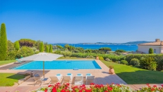 Luxury Villa with Exceptional Sea Views in Grimaud – Walking Distance to the Beach and Full Privacy