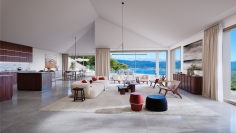 High-end luxury new build designer villas in private estate overlooking Saint Tropez