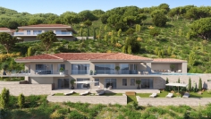 High-end luxury new build designer villas in private estate overlooking Saint Tropez
