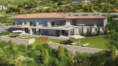 High-end luxury new build designer villas in private estate overlooking Saint Tropez