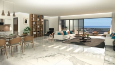 Schitterend nieuw design appartement met super zeezicht op toplocatie vlakbij het strand