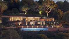 High-end luxury designer villas with 5* hotelservices in private estate overlooking Saint Tropez