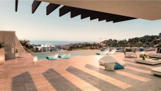 Fantastische moderne nieuwbouw villa met luxe afwerking en fraai golf- en zeezicht