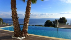 Luxurious modern villa with stunning sea view
