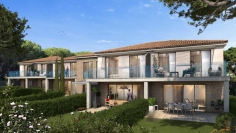 Modern new build sea front apartments 