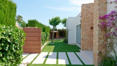 Stunning modern Ibiza villa with rental license in private urbanisation close to the beach