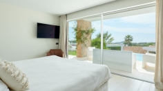 Stunning modern Ibiza villa with rental license in private urbanisation close to the beach