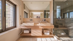 Schitterende moderne high end villa met prachtig zeezicht in dubbel beveiligd privé domein