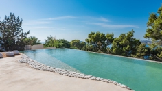 Spectaculair contemporary designer villa with magnificent sunset views in Cala Molí