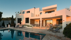 Absolutely stunning villa with rental license and spectaculair sea and sunset views in Cala Tarida