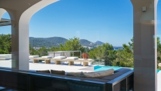 Stunning sea view villa close to Cala Tarida beach