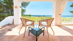Sfeervol huis met schitterend zicht op zee en de befaamde Ibiza zonsondergangen