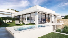 Stunning high end designer villas with sea views walking distance to the marina of Sta Eulalia