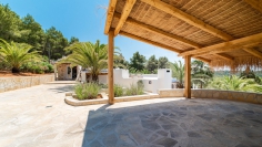 Stunning and fully renovated Ibiza  finca with sea view and rental license