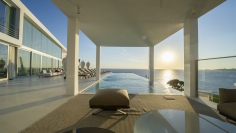 Spectacular sea front designer villa with amazing views over the bay of Cala Tarida