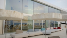 Spectacular sea front designer villa with amazing views over the bay of Cala Tarida