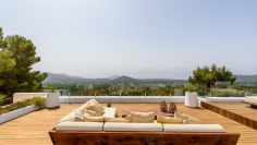 Stunning Ibiza villa with spectaculair sea views in prime location Es Cubells