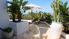 Charmant Ibiza stijl huis op loopafstand van het strand van Cala Vadella