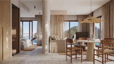 Ultra luxe Ibiza hotel appartementen pal aan zee met verhuurlicentie